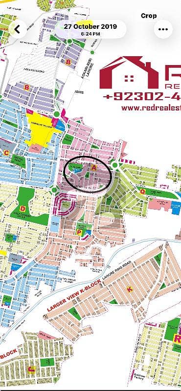 DHA Phase 9 Prism Block A Hot Location Plot For Sal