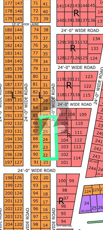 LEASED 80 SQ YARDS PLOT FOR SALE AT NORTH TOWN RESIDENCY PHASE 01