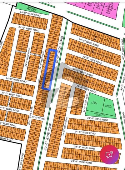 40 FEET ROAD FACING PLOT FOR SALE AT GOLD BLOCK NTR-01