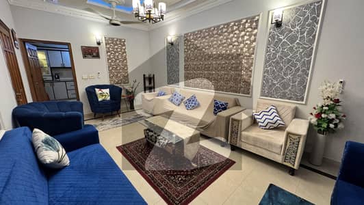 Chance Deal 2 Bed DD 1st Floor With Lift Full Furnished For Rent In Nishat Commercial Big Size Room And Flat Size 1800 Square Feet No Chatting Only Call