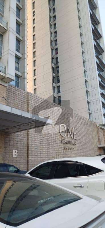 ONE CONSTITUTION 1 BED FURNISHED APARTMENT AVAILABLE FOR RENT WITH CAM CHARGES ONE OOF THE MOST HEIGHEST APARTMENT FOR ONE BED WITH BEAUTIFUL MARGALLA VIEWS