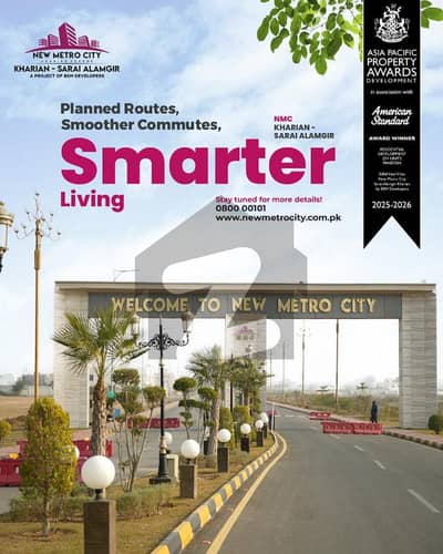 8 Marla Residential Plot | Premium Investment Opportunity in New Metro City Kharian / Sarai Alamgir 8 Marla Residential Plot | Premium Investment Opportunity in New Metro City Kharian / Sarai Alamgir