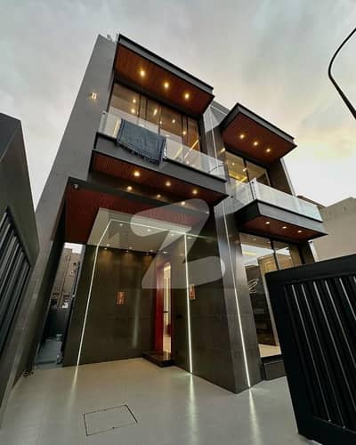 On Wide 50-Feet Road 5-Marla Brand New Luxury Ultra-Modern Design Most Beautiful Bungalow For Sale At Prime Location Of DHA Lahore Near To Park Masjid & Commercial Market.
