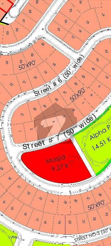 DHA phase3 sector A residential plot available for sale