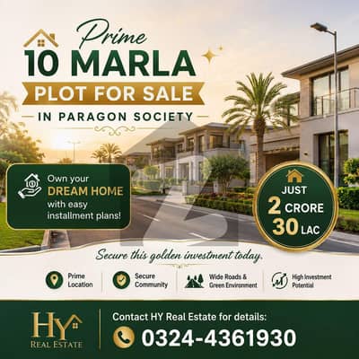 10 Marla plot for Sale