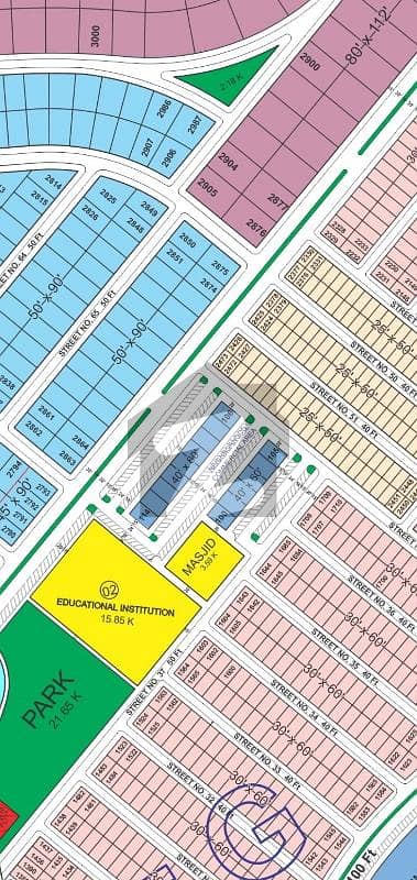 Main Double Road Plot