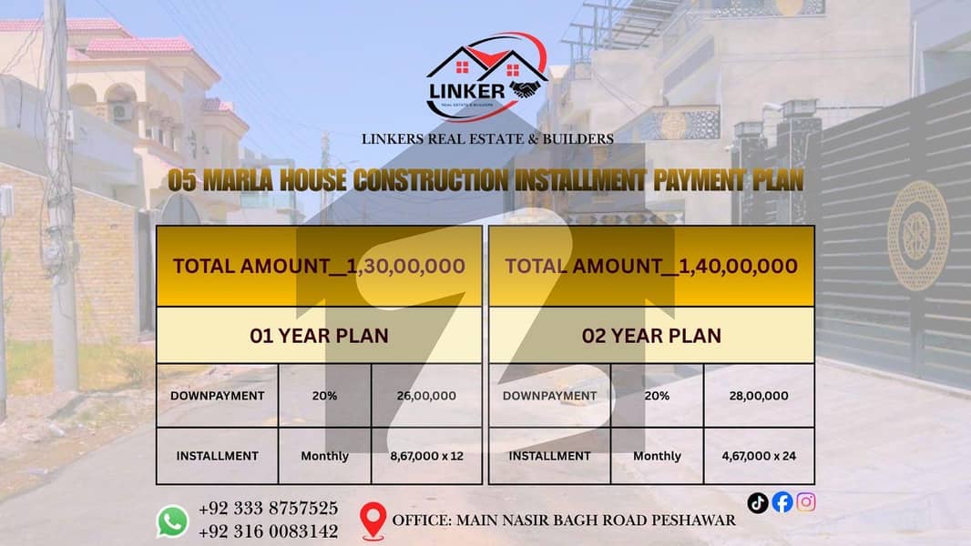 05 Marla House Construction Installments Plan 05 Marla House Construction Installments Plan
