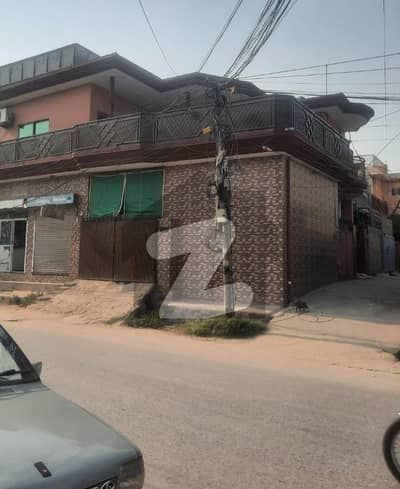 5.5 Marla Double Storey Corner House With 2 Shops For Sale - Prime Location On Main Range Road