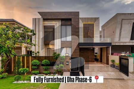 One Kanal Brand New luxury Modern design Fully Furnished House Available For Rent in DHA Phase 6 Hot location