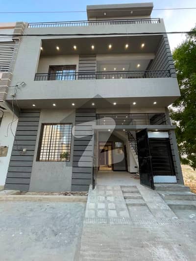 120 sq. yds Brand-new G+1 House For Sale in Sector Q, Gulshan e Maymar