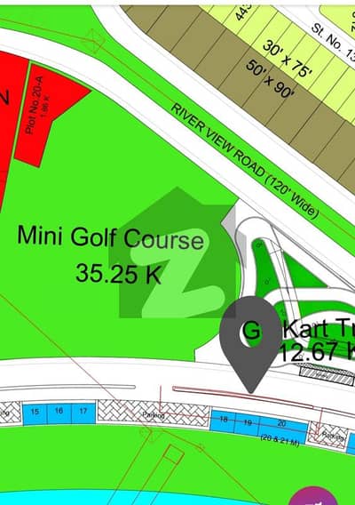 Marina Cimmercial Blvd Corner Back Open 6 Marla Pair Plots
