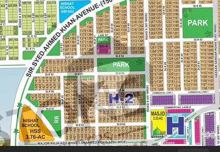 Spacious 1 Kanal Plot Build Your Luxurious Lifestyle Plot Sector H in DHA MULTAN PHASE- 1