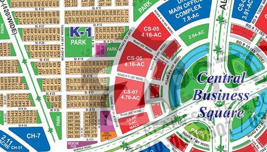 1 Kanal Corner Plot for Sale Sector I, DHA Multan Prime Location