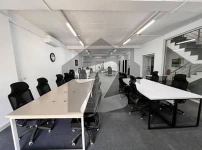 8 Marla Commercial Full Furnished 4th Floor Available For Rent DHA Phase6 CCA1 With 15 Kv Solar+Green Metar Facing Parking Facing Johnny Jugnu
