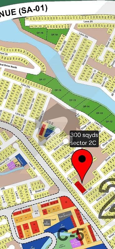300 Sq. Yds. Plot for Sale in Sector 2C | DHA City Karachi