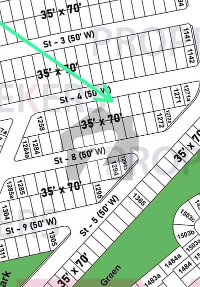 Sector L 10m Solid Land possession utility charges paid