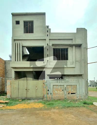 Transfer-Free 5 Marla Corner Gray Structure House for Sale in Tulip Overseas Block Park View City, Lahore