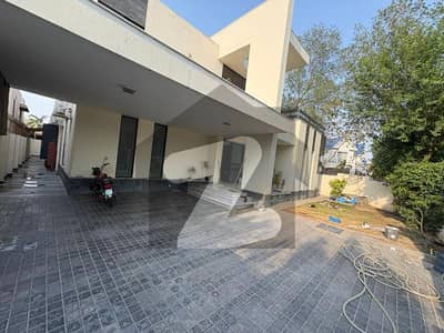 Sami Furnished Corner 1 Kanal Slightly Used Modern Design House For Rent In DHA Phase 5 Lahore.