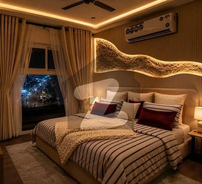 1 Bedroom Luxury Full Furnished Apartment is Available For Rent in Bahria Town Lahore