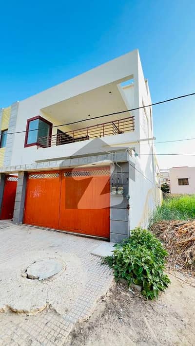 Al Muslim Society 400 Sq Yd G+1 House | Opposite Memon Hospital | 18KV Solar