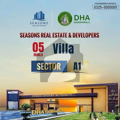 5-Marla Villa in Sector A-1 , DHA Gujranwala