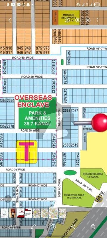 1 kanal Plot For Sale At DHA Phase 7 Overseas Sector T 1 kanal Plot For Sale At DHA Phase 7 Overseas Sector T