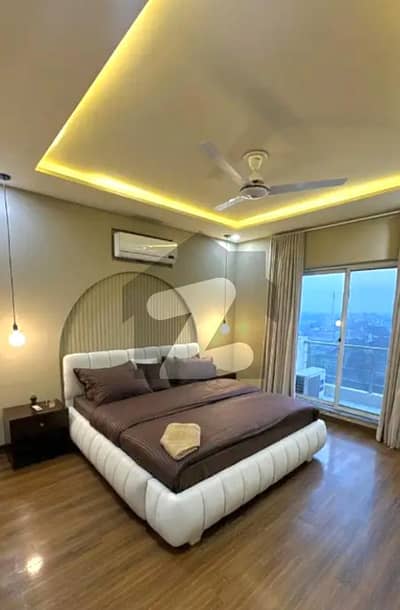 Vip luxury 1 bed fully furnished apartment available in super hot location bahria town
