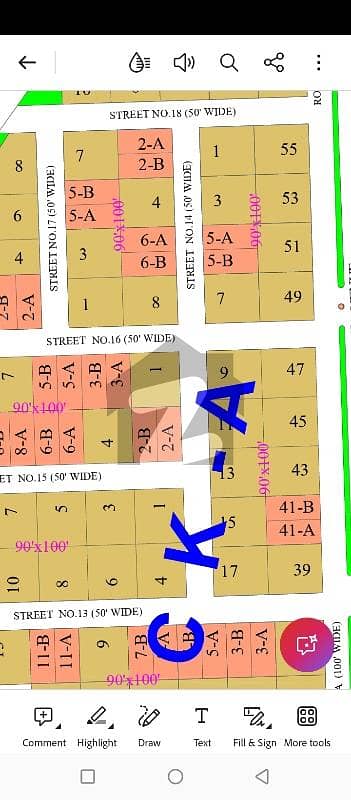 Corner 2 Kanal solid plot in Block A