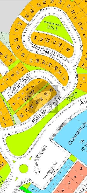 DHA phase3 sector B residential plot available for sale