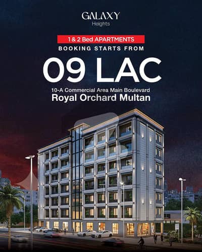 Book A Luxurious Appartment Of Galaxy Heights On 18 Easy Monthly Installments