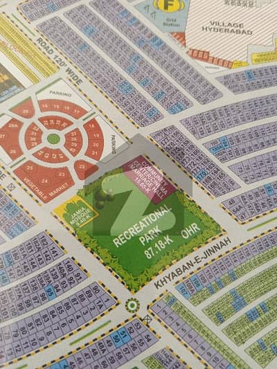 1 kanal plot for sale in lda evenue 1 block F near masjid and park