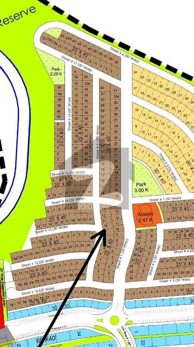 5 Marla Residential All Dues Clear Front open Plot Near to Park Masjid Main Boulevard Near to Main gate Adiyala road 86 kanal Theme park Develop Area Good Location plot Available for sale