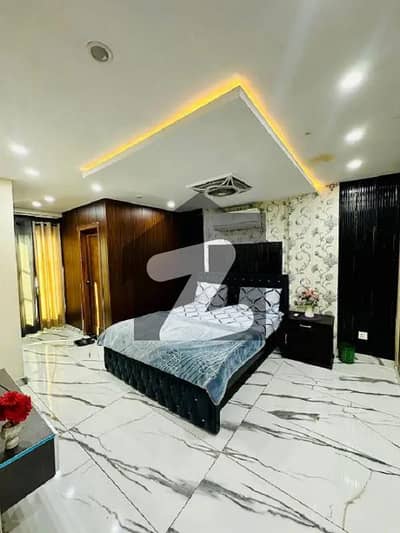 1-Bed Fully Furnished Flat For Rent Facing Gulmohar Block Sector C Bahira Town Lahore