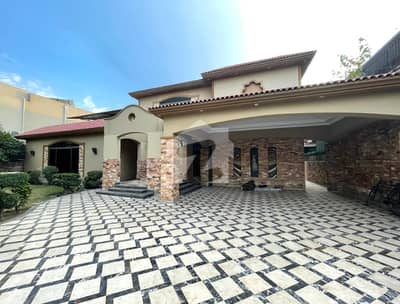 2 Kanal Slightly Used Spanish Design House For Rent In DHA Phase 2 Block-R Lahore.