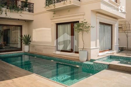 1000 Yards Brand New Top Of The Line Bungalow Semi Furnished With Pool Basement Available For Sale 1000 Yards Brand New Top Of The Line Bungalow Semi Furnished With Pool Basement Available For Sale