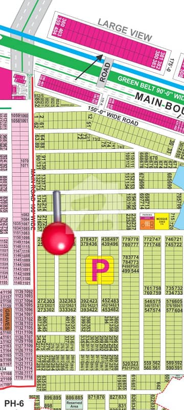 1 kanal Plot For Sale At DHA Phase 7 Sector P