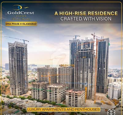 Two Bedroom Flat For Sale In Goldcrest Highlife 2 Near Giga Mall, World Trade Center DHA-2 Islamabad