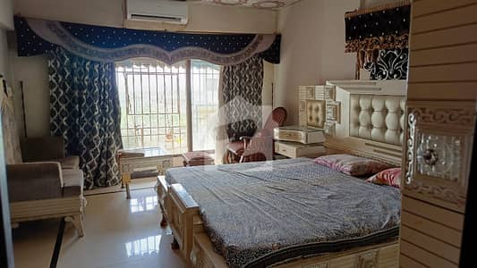 PREMIUM FULLY FURNISHED 2000 SQ FT 3-BEDROOM APARTMENT FOR RENT IN CLIFTON BLOCK 2 NEAR BILAWAL HOUSE