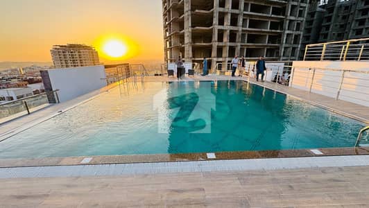 Luxury 3 Bedroom Apartment 1st Floor Available For Sale Roof Top Swimming Pool Near GIGA Mall Dha Phase 2 Islamabad