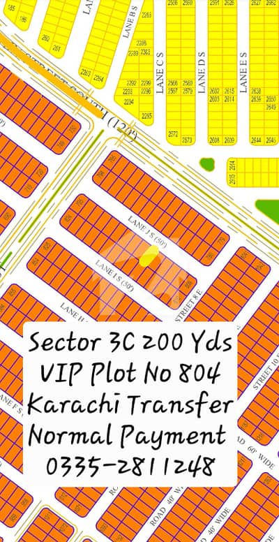 GOLDEN NUMBER 804 SECTOR 3C CLOSE TO 120 FT ROAD