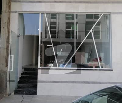2 Shops Brand New 100 Yard 825 SqFt Covered Area Ground Basement Shop Available For Rent In DHA Phase 8 Al Murtaza Commercial Area