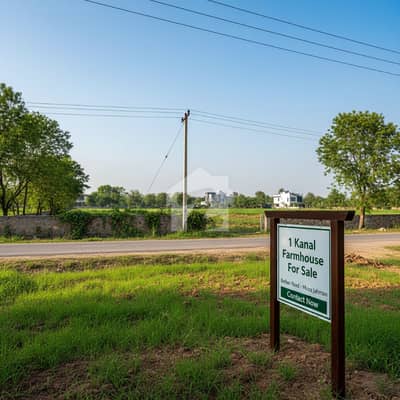 BEDIAN ROAD MOZA JAHMAN 1 KANAL Farmhouse Plot FOR SALE