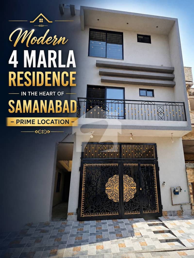 4 Marla triple story house available for sale 4 Marla triple story house available for sale