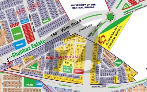 Iqbal Avenue Phase 2 Size 1Kanal Plot For Sale