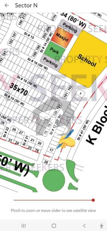 BTR PH 8 Sector N Investor Rate Plot For Sell It Possession Able Sold Land Easy Iterance Plot Meeting And Agreement With Owner Possible Ideal For Home And Investment Purpose Plot No 70 Sector N Boulevard