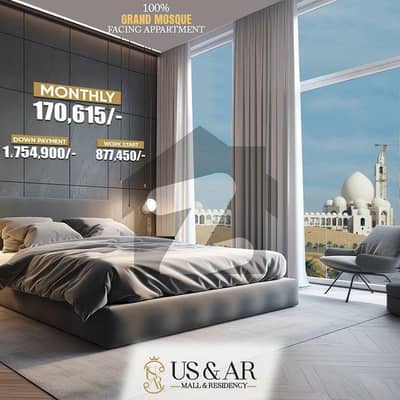 2 Bed Lounge Flat Available On Booking In US & AR Mall And Residency Bahria Town, Karachi