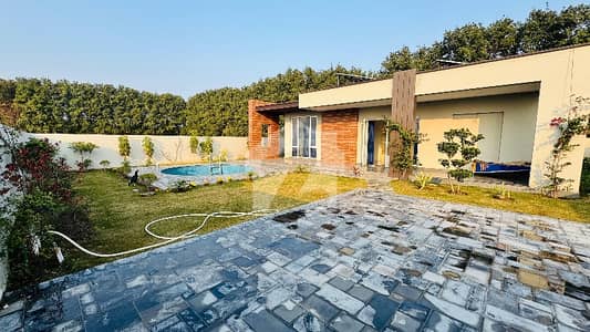 24 MARLA BRAND NEW FARM HOUSE WITH SWIMMING POOL SOLAR INSTALLED