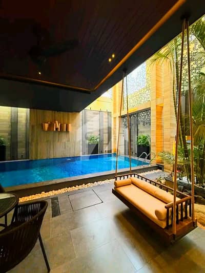 Ultra Luxury Modern Bungalow | Latest Automated Smart Home | | Swimming Pool| Small Indoor Pool In Master Bath | Prime Location DHA Phase 6 | 100% Original Deal