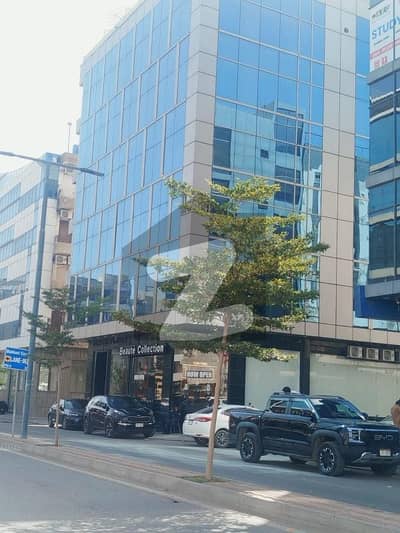 880sqft office available at most premium and demanding location in big BUKHARi COMMERCIAL located with all around brands showrooms and banks in highly maintained and decent building