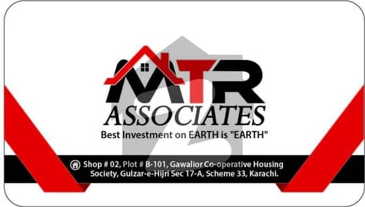 Open Plot Available For Sale 135 Sq, Yds Residential Plot By MTR Associates